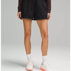 Women's Black Lululemon High Rise Shorts